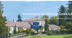 Desktop Screenshot of broadmoorgolfclub.com